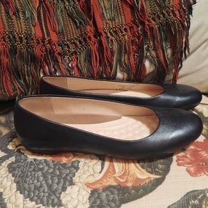 EUC Black Leather Ballet Flats, Walking Cradles, 8M